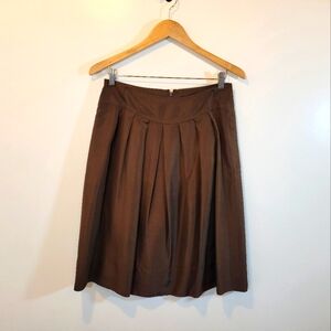 Banana Republic Silk Brown Women's Skirt